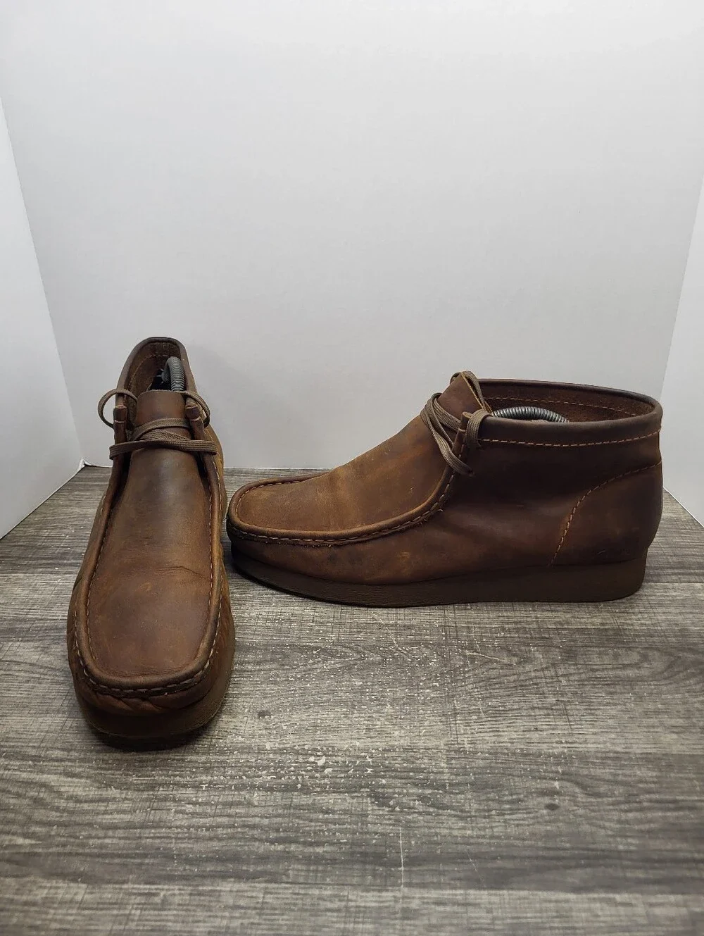 Clarks Collection Wallabees Shoes Men Size 11 Leather Moccasin 11826